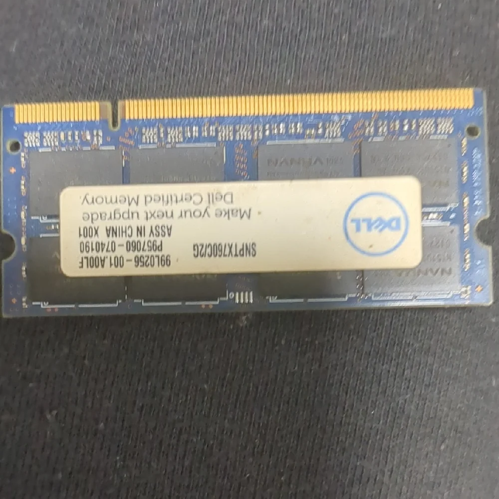Dell Black and Blue RAM Module